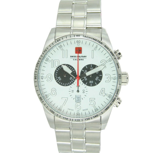 Swiss Military Calibre Herren Uhr SM12962XSN.04M XL Red Star