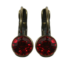 Laden Sie das Bild in den Galerie-Viewer, Konplott Ohrringe Ohrhänger Black Jack rot