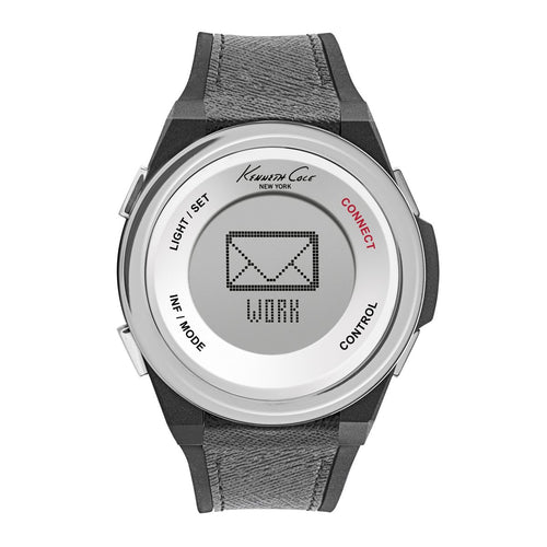 Kenneth Cole New York Unisex-Armbanduhr Smartwatch Silikon 10023867-1