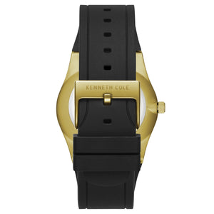 Kenneth Cole New York Herren Uhr Armbanduhr Silikon 10027722-1