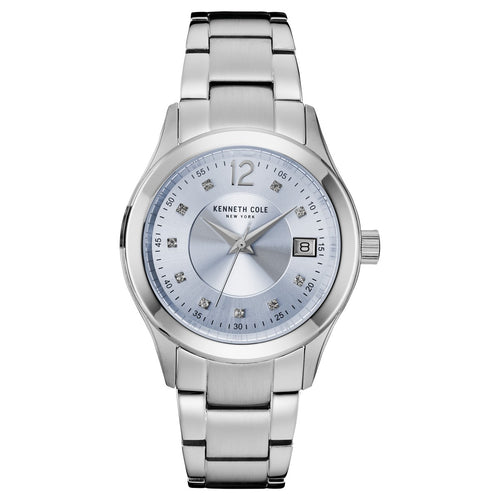 Kenneth Cole New York Damen-Armbanduhr Analog Quarz Edelstahl 10030803