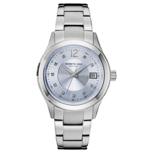 Kenneth Cole New York Damen-Armbanduhr Analog Quarz Edelstahl 10030803