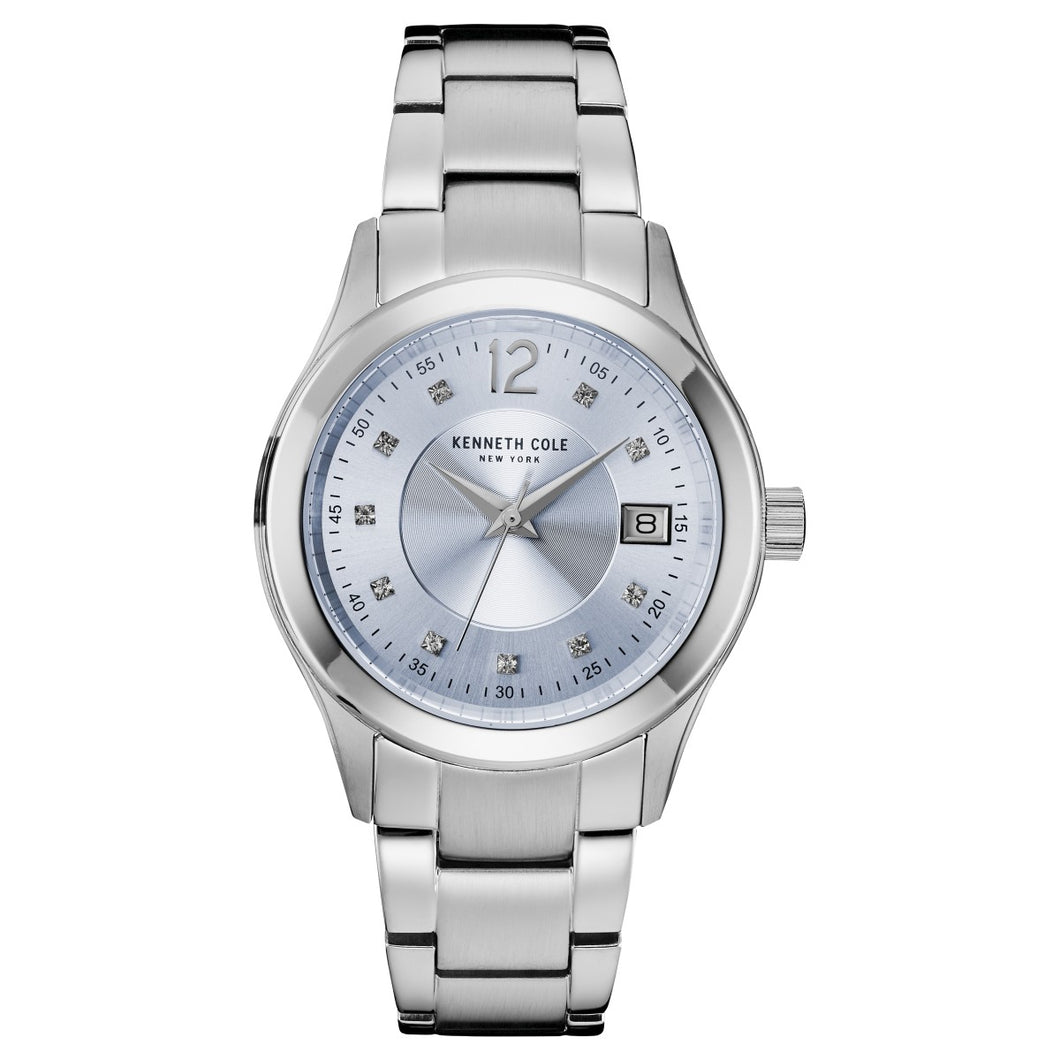 Kenneth Cole New York Damen-Armbanduhr Analog Quarz Edelstahl 10030803