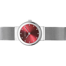 Laden Sie das Bild in den Galerie-Viewer, Bering Damen Uhr Armbanduhr Classic Collection - 10126-003 Meshband