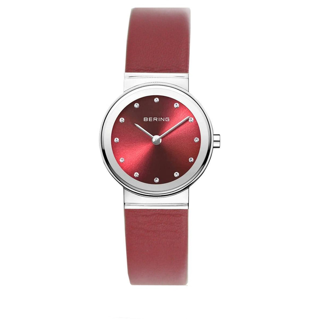 Bering Damen Uhr Armbanduhr Classic Collection - 10126-303-1 Leder