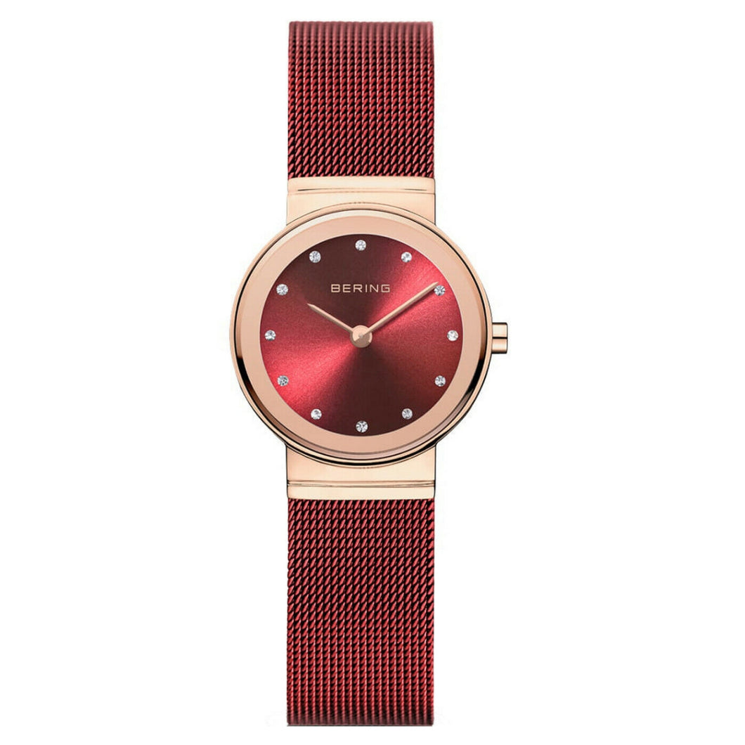 Bering Damen Uhr Armbanduhr Classic Collection - 10126-363-1 Meshband