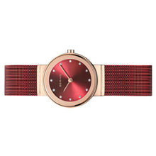 Laden Sie das Bild in den Galerie-Viewer, Bering Damen Uhr Armbanduhr Classic Collection - 10126-363-1 Meshband