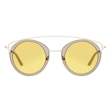 Laden Sie das Bild in den Galerie-Viewer, Liebeskind Berlin Damen Sonnenbrille 10251-00170 GOLD / BRAUN TRANSP