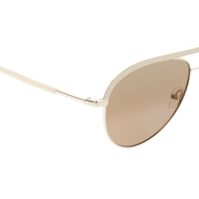 Laden Sie das Bild in den Galerie-Viewer, Liebeskind Berlin Unisex Sonnenbrille 10258-00110 CREME MATT/ GOLD