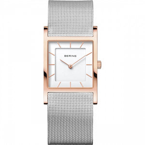 Bering Damen Uhr Armbanduhr Slim Classic 10426-066-S Meshband