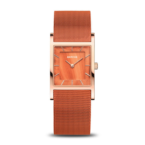 Bering Damen Uhr Armbanduhr Classic - 10426-565-S Meshband