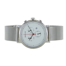 Laden Sie das Bild in den Galerie-Viewer, Bering Herren Uhr Armbanduhr Slim Classic Chronograph - 10540-404-m Meshband