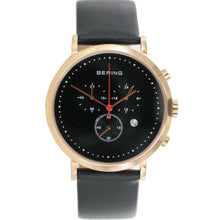 Laden Sie das Bild in den Galerie-Viewer, Bering Herren Uhr Armbanduhr Slim Classic Chronograph - 10540-462-1 Leder