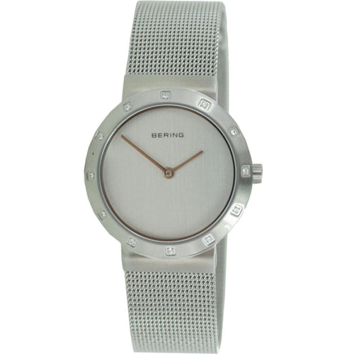 Bering Damen Uhr Armbanduhr Slim Classic - 10629-000-1 Meshband