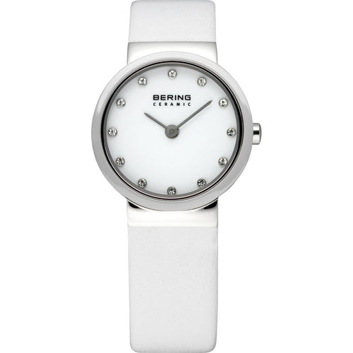 Bering Damen Uhr Armbanduhr Slim Ceramic - 10725-854-1 Leder