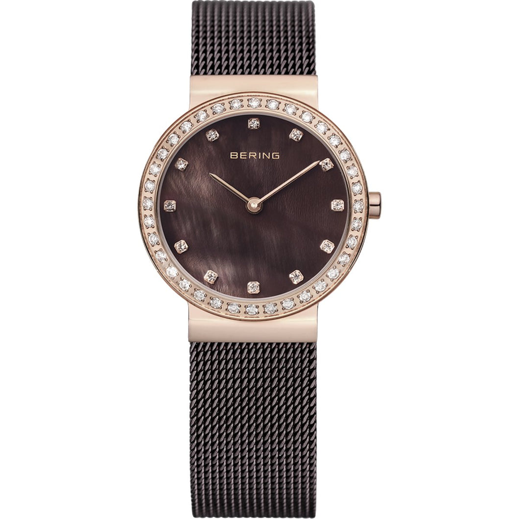 Bering Damen Uhr Armbanduhr Slim - 10729-262-1 Meshband