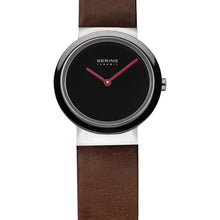 Laden Sie das Bild in den Galerie-Viewer, Bering Damen Uhr Armbanduhr Slim Ceramic - 10729-642-1-b Leder