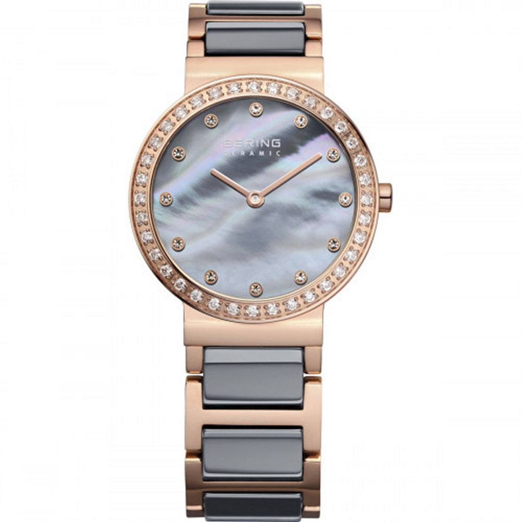 Bering Damen Uhr Armbanduhr Slim Ceramic - 10729-769-1-k Edelstahl