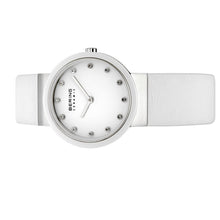 Laden Sie das Bild in den Galerie-Viewer, Bering Damen Uhr Armbanduhr Slim Ceramic - 10729-854-1 Leder