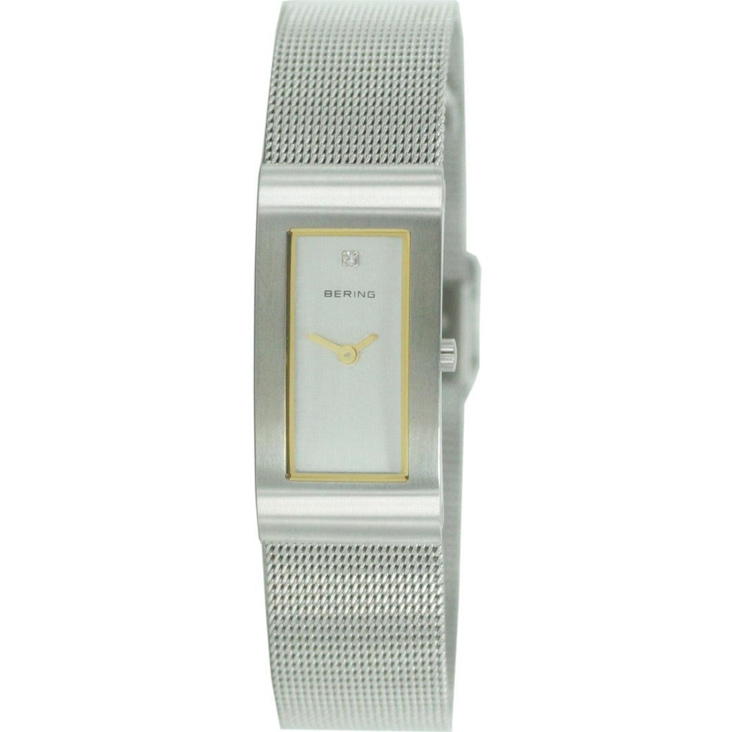 Bering Damen Uhr Armbanduhr Slim Classic - 10817-004-1 Meshband