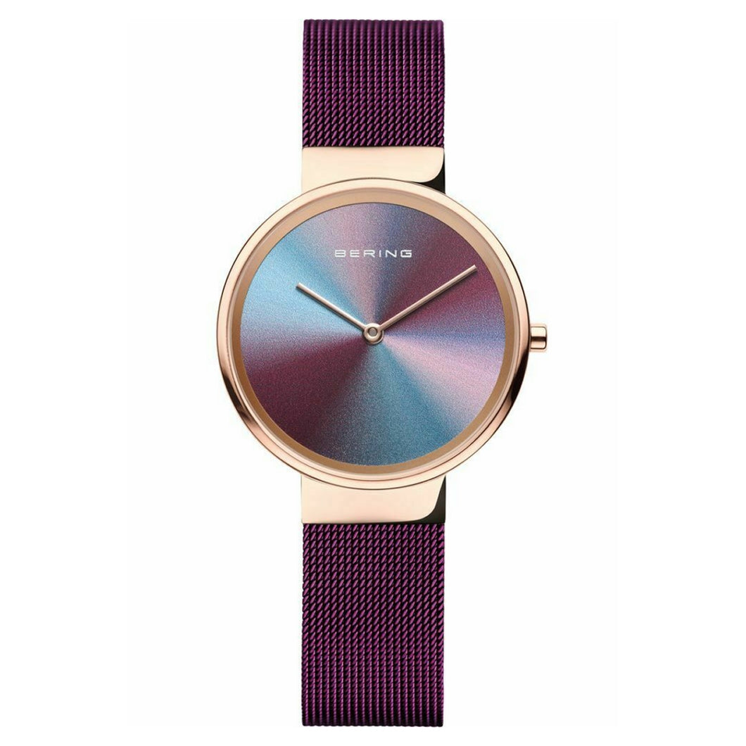 Bering Damen Uhr Armbanduhr - 10X31-Anniversary3-1 Meshband