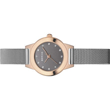 Laden Sie das Bild in den Galerie-Viewer, Bering Damen Uhr Armbanduhr Slim Classic - 11125–369 Meshband