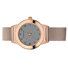 Laden Sie das Bild in den Galerie-Viewer, Bering Damen Uhr Armbanduhr Slim Classic - 11125–369-R Meshband