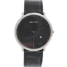 Laden Sie das Bild in den Galerie-Viewer, Bering Herren Uhr Armbanduhr Slim Classic - 11139-402 Leder Kroko