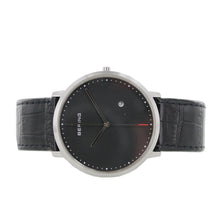 Laden Sie das Bild in den Galerie-Viewer, Bering Herren Uhr Armbanduhr Slim Classic - 11139-402 Leder Kroko