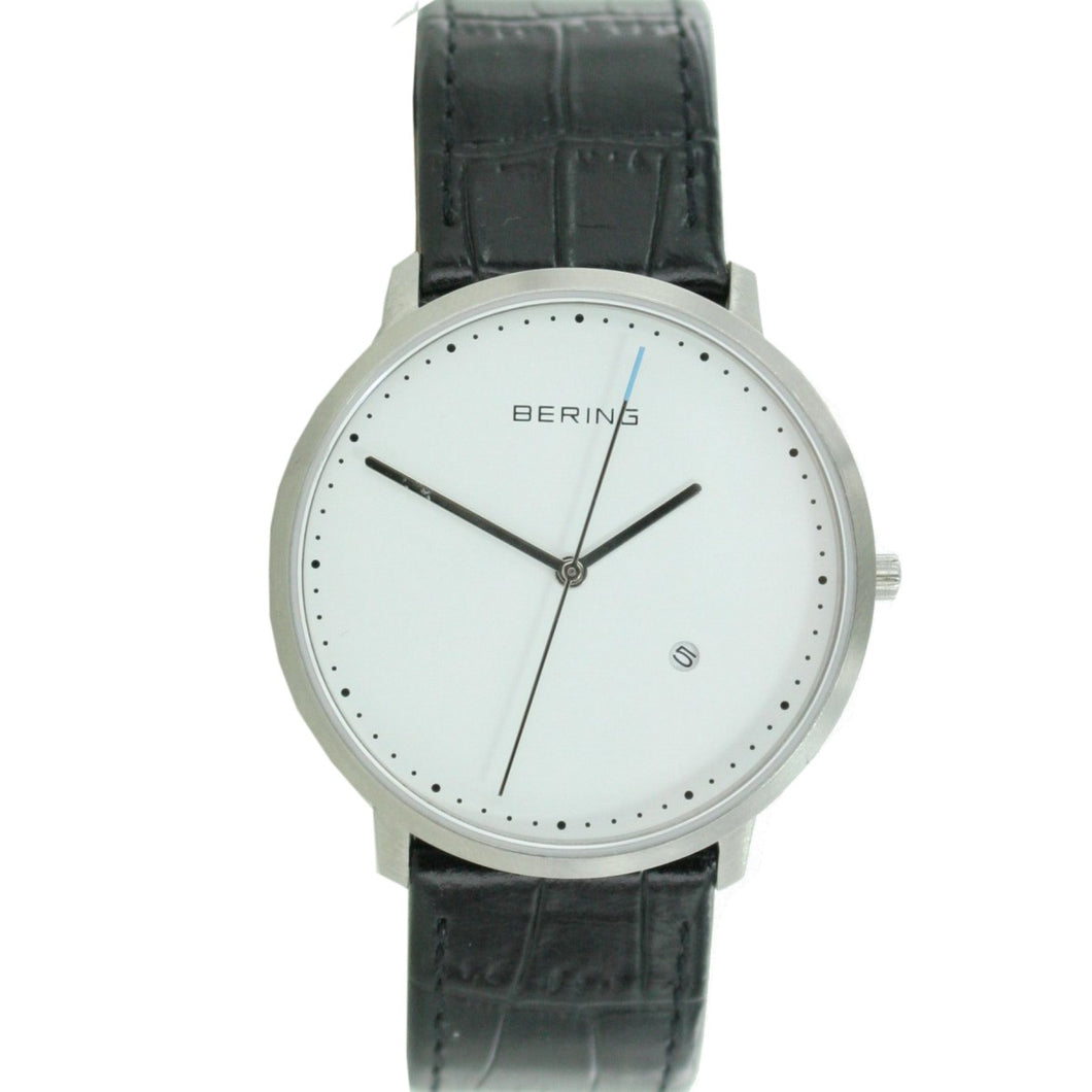 Bering Herren Uhr Armbanduhr Slim Classic - 11139-404 Leder Kroko