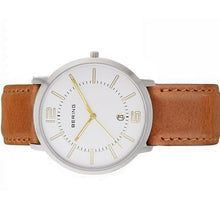 Laden Sie das Bild in den Galerie-Viewer, Bering Herren Uhr Armbanduhr Slim Classic - 11139-501-1 Leder