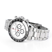 Laden Sie das Bild in den Galerie-Viewer, MIYEN MUNICH Herren Uhr Chrono Sport Racinguhr Analog Quarz Voyager 1140-21-3-1