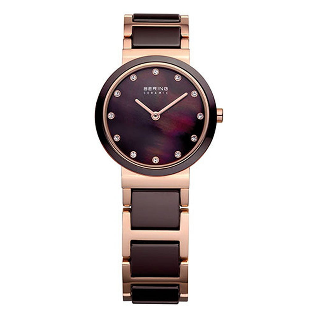 Bering Damen Uhr Armbanduhr Slim Ceramic - 11422-765-1