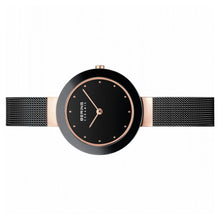 Laden Sie das Bild in den Galerie-Viewer, Bering Damen Uhr Armbanduhr Slim Ceramic - 11429-166-1 Meshband