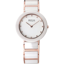 Laden Sie das Bild in den Galerie-Viewer, Bering Damen Uhr Armbanduhr Slim Ceramic - 11429-766-1 Edelstahl