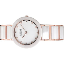 Laden Sie das Bild in den Galerie-Viewer, Bering Damen Uhr Armbanduhr Slim Ceramic - 11429-766-1 Edelstahl