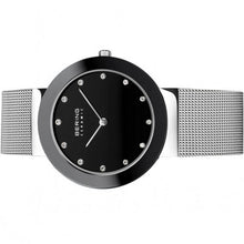 Laden Sie das Bild in den Galerie-Viewer, Bering Damen Uhr Armbanduhr Slim Ceramic - 11435-002 Meshband