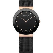 Laden Sie das Bild in den Galerie-Viewer, Bering Damen Uhr Armbanduhr Slim Ceramic - 11435-166 Meshband