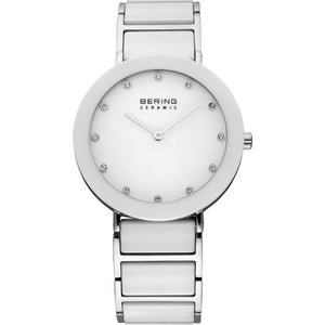 Bering Damen Uhr Armbanduhr Slim Ceramic - 11435-754-1-k Edelstahl