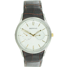 Laden Sie das Bild in den Galerie-Viewer, Bering Herren Uhr Armbanduhr Slim Classic - 11839-501-1 Leder