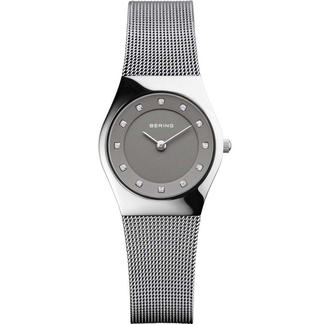 Bering Damen Uhr Armbanduhr Slim Classic - 11927-309 Meshband