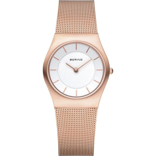 Bering Damen Uhr Armbanduhr Slim Classic - 11930-366-1 Meshband