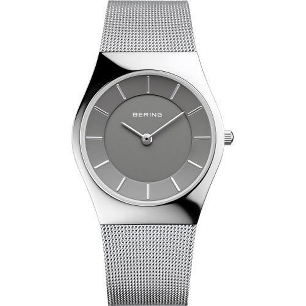 Bering Damen Uhr Armbanduhr Slim Classic - 11936-309-1 Meshband