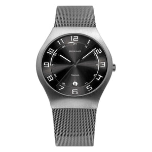 Bering Herren Uhr Armbanduhr Slim Classic - 11937-077-1 Meshband