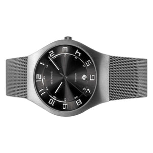 Bering Herren Uhr Armbanduhr Slim Classic - 11937-077-1 Meshband