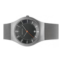 Laden Sie das Bild in den Galerie-Viewer, Bering Herren Uhr Armbanduhr Slim Classic - 11937-377-1 Meshband