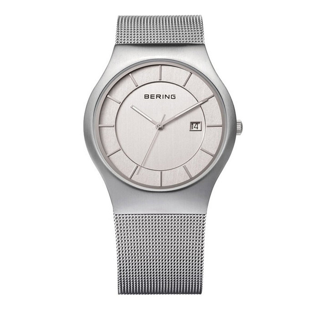 Bering Herren Uhr Armbanduhr Classic - 11938-000-1 Meshband