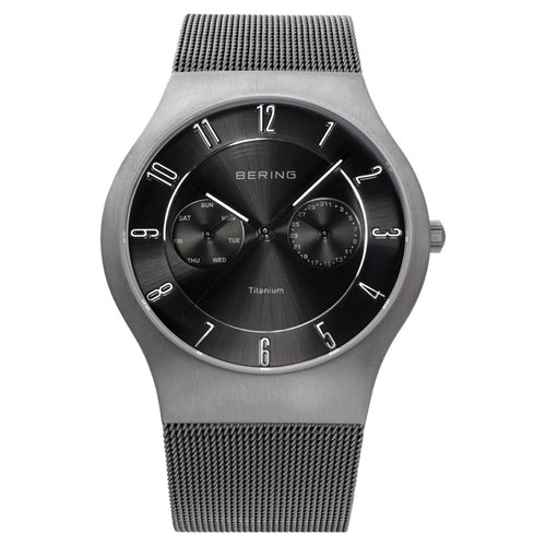 Bering Herren Uhr Armbanduhr Slim Classic - 11939-077-1 Meshband