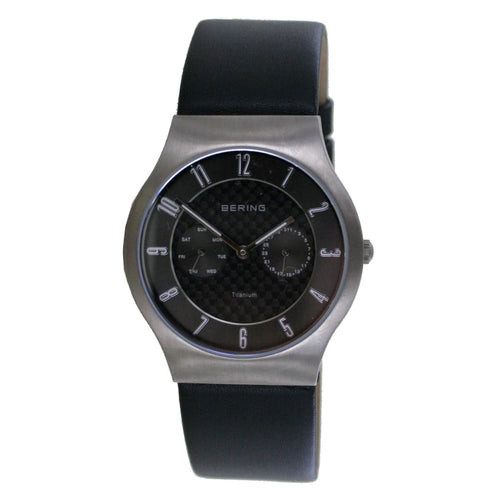 Bering Herren Uhr Armbanduhr Slim Classic - 11939-077-l-c Lederband