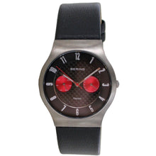 Laden Sie das Bild in den Galerie-Viewer, Bering Herren Uhr Armbanduhr Slim Classic - 11939-079-l Lederband
